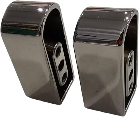 2X Polished Chrome-Plated 1911 Magazine Base Pads Fits All Kim Pro Tac-Mag Full Size .45 ACP 8-Round Magazines in Saudi Arabia