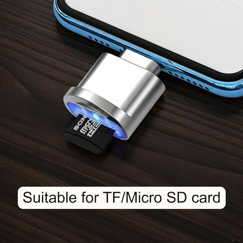 محول USB إلى USB C - محول USB OTG إلى Micro SD، قارئ بطاقة SD، قارئ ذاكرة من النوع C لأجهزة الكمبيوتر المحمول اللوحية التي تعمل بنظام Android in Saudi Arabia