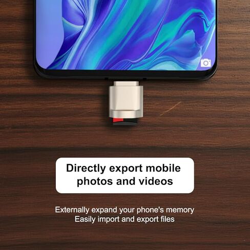 محول USB إلى USB C - محول USB OTG إلى Micro SD، قارئ بطاقة SD، قارئ ذاكرة من النوع C لأجهزة الكمبيوتر المحمول اللوحية التي تعمل بنظام Android in Saudi Arabia