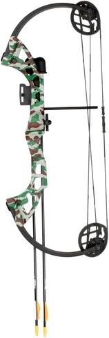 Bear Archery Warrior Bow Set for Youth, Recommended Ages 11-14, Right Handed, Up to 29 lb. Draw Weight, Up to 25-inch Draw Length in Saudi Arabia