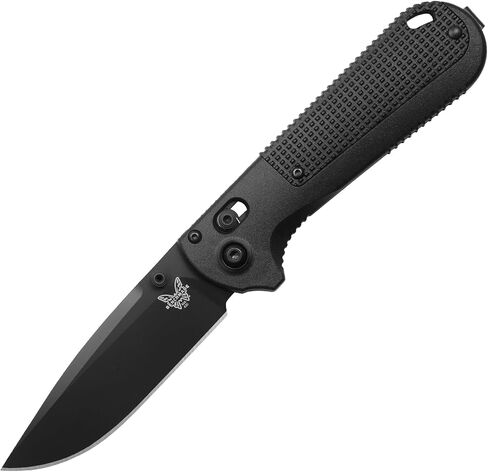 Benchmade - Redoubt Tactical, Every Day Knife, Plain Edge, Drop-Point Blade with Black Grivory Handle (430BK-02) in Saudi Arabia