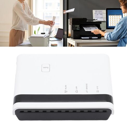 خادم طباعة لاسلكي لـ 4 طابعات USB - جسر LAN بسرعة 10/100 ميجا بت في الثانية، التوصيل والتشغيل، يدعم الأوضاع السلكية واللاسلكية 2.4 جيجا والأوضاع المستقلة (قابس الولايات المتحدة) in Kuwait