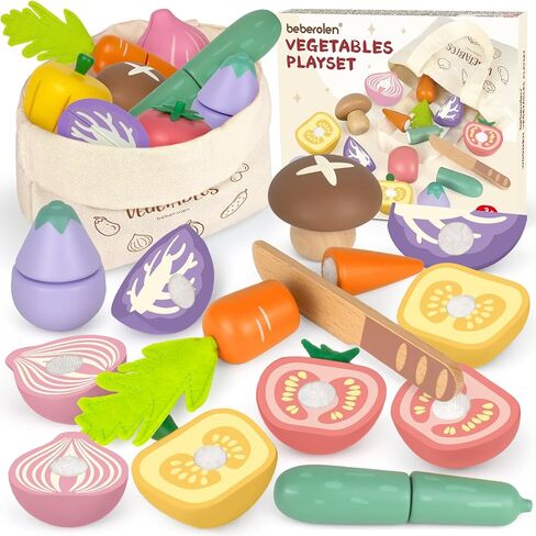 Play Wooden Play Food for Toddler 3-5 Girt Birthday Gift for Boy Boy Boy Boy Boy 3 سنوات. in Saudi Arabia