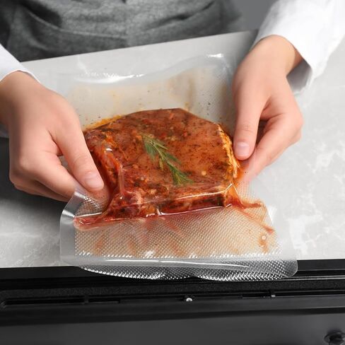 Kitchen Food Vacuum Sealer Machine, Food Preservation Small Appliances w/Vacuum Storage Bags, Automatic Air Sealing System for Kitchen Storage, LED Indicator w/Dry & Moist Modes, Includes Seal Bags in Kuwait
