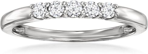 Ross-Simons 0.20 ct. t.w. Lab-Grown Diamond 5-Stone Ring in Sterling Silver in Saudi Arabia