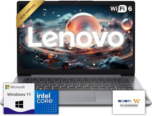 Lenovo IdeaPad Laptop with Microsoft 365 Office, Intel High Performance CPU, 8GB RAM, 1.2TB Storage(1TB Cloud & 256GB SSD), 500GB Portable Drive,11 Hour Battery, SD-Card Reader, Windows 11,w/o Mouse in Saudi Arabia