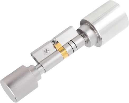 Sonow Smart Cylinder Door Lock, Smart Fingerprint Lock Keyless Entry Door Cylinder Lock for Security Aluminum Interior Door in Saudi Arabia