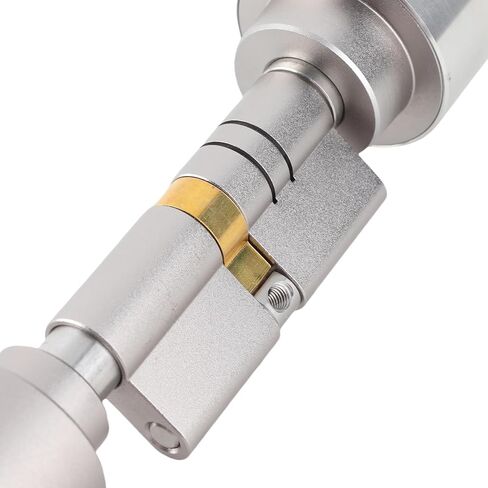 Sonow Smart Cylinder Door Lock, Smart Fingerprint Lock Keyless Entry Door Cylinder Lock for Security Aluminum Interior Door in Saudi Arabia