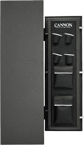 Cannon 24-Gun 30-Minute Fire Resistant Safe with Electronic Lock, Backup Key & ArmorGuard Impact-Resistant Coating – Steel Gun Safe with Adjustable Shelves & Triple Fin Smoke Seal (Black) in Saudi Arabia