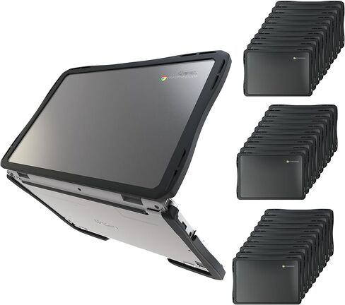 Air Hard Shell Case for Dell Chromebook 3120/3110 / 3100 2-in-1 & Clamshell, Student-Proof K-12 Protective Clear Cover (1-Pack) in Saudi Arabia