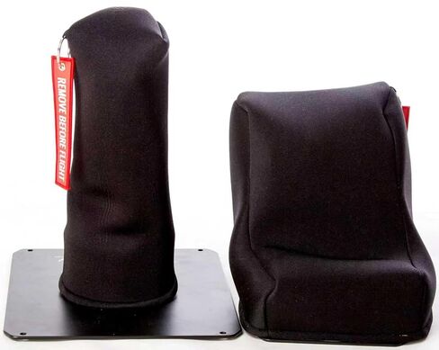 Skyforge Hotas Mount Dust Cover for Thrustmaster Warthog A-10C & WinWing HOTAS, Protective Cover for Joystick and Throttle Desk Mounts, Black in Saudi Arabia