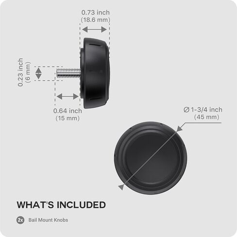 TUSITA 010-12507-01 مقابض تثبيت بالكفالة متوافقة مع راديو Garmin VHF البحري، عبوتان، 1-3/4 بوصة in Saudi Arabia