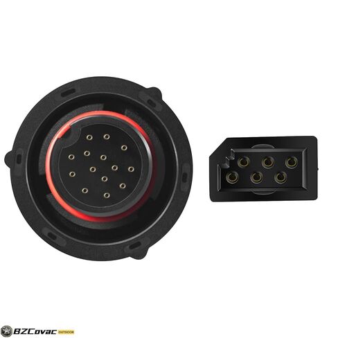720080-1 AS كابل مقسم GPS NMEA لأجهزة العثور على الأسماك من سلسلة Humminbird Onix & SOLIX - اتصال مستقبل GPS خارجي مع مخرج بيانات NMEA، 2 قدم / 7 بوصات in Saudi Arabia