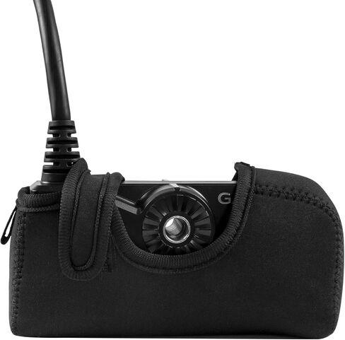 غطاء سفر متوافق مع Garmin Livescope Plus LVS34 - حافظة واقية مقاومة للماء لملحقات محول Garmin (أسود) in Saudi Arabia