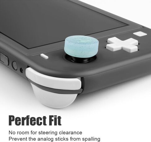 Switch Joycon Thumb Grip Caps, Soft Silicone Joystick Cover Compatible with OLED/Lite, Analog Stick Grips Button Covers for Switch Controllers (L-Mix) in Saudi Arabia