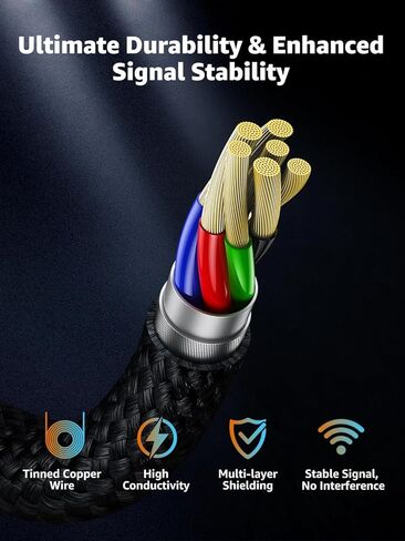 كابل Switch 2 Dock HDMI 8K@60 هرتز 4K@240 هرتز/120 هرتز/60 هرتز، HDMI 2.1 و48 جيجابت في الثانية، شحن 100 واط PD USB C، HDR 10+، USB3.2، محطة إرساء تلفزيون صغيرة محمولة والسفر، محول HDMI متوافق مع Nintendo Switch 2/OLED/1 in Kuwait