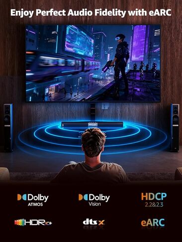 كابل Switch 2 Dock HDMI 8K@60 هرتز 4K@240 هرتز/120 هرتز/60 هرتز، HDMI 2.1 و48 جيجابت في الثانية، شحن 100 واط PD USB C، HDR 10+، USB3.2، محطة إرساء تلفزيون صغيرة محمولة والسفر، محول HDMI متوافق مع Nintendo Switch 2/OLED/1 in Kuwait