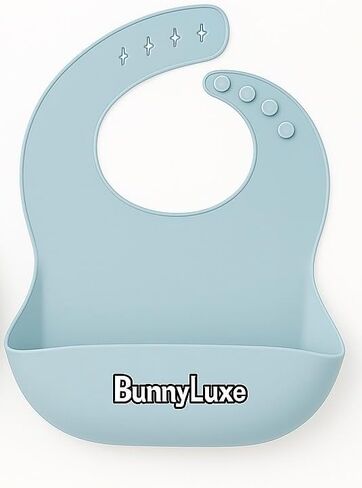 Silicone Baby Bibs – BPA-Free Waterproof, Adjustable Toddler Feeding Bibs Dishwasher Safe Easy Clean in Saudi Arabia