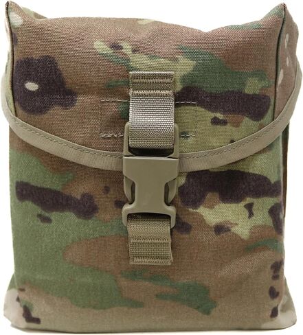 M McGuire Gear Mil-Spec US Saw Pouch, MOLLE Compatible Pouch - Made in USA in Kuwait