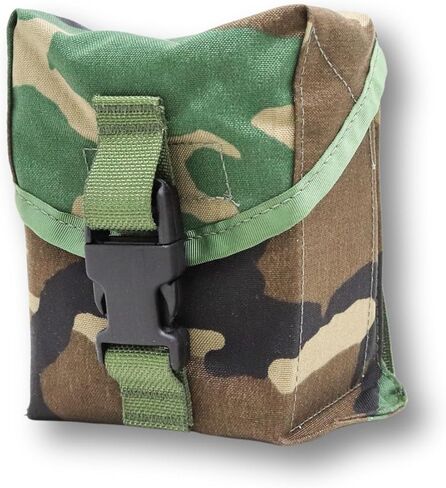 M McGuire Gear Mil-Spec US Saw Pouch, MOLLE Compatible Pouch - Made in USA in Kuwait