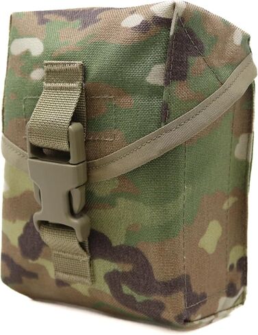 M McGuire Gear Mil-Spec US Saw Pouch, MOLLE Compatible Pouch - Made in USA in Kuwait