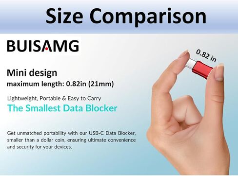 Data Blocker, USB Data Blocker Protection from Illegal Downloading, Hacking Proof 100% Guaranteed, USB C Data Blocker for iPhone 16 15 and Any USB Phone Charging (2-Pack) in Saudi Arabia