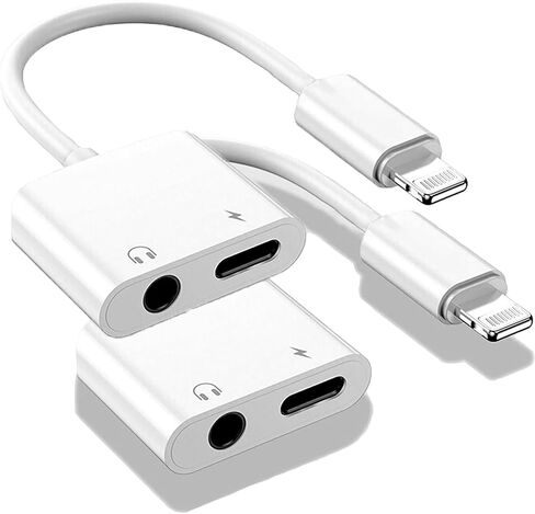 2-Pack USB C to 3.5mm Headphone Jack Adapter for iPhone 16/16 Pro/15/15 Pro/Pro Max/Plus,2-in-1 Type C to Aux Jack Dongle Cable Cord with PD Fast Charging for iPad,Galaxy S24/S23/S22/S21,MacBook,Note in Saudi Arabia