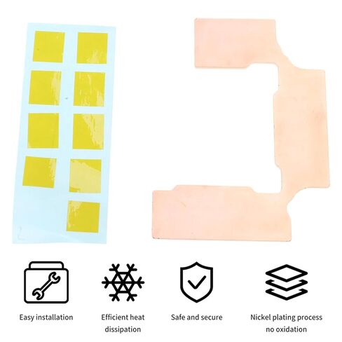 وحدة معالجة الرسومات VRAM المبرد النحاسي بطاقة الرسومات النحاس المبرد المبرد الحراري استبدال الوسادة 3060ti 3070ti بطاقة الرسومات الذاكرة المبرد in Kuwait