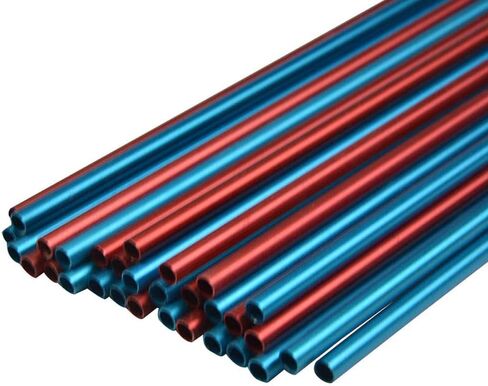 30" Archery Hunting Arrow Shaft Aluminum Arrow Spine 500 for DIY Hunting Arrows Bare Raw Shaft Recurve Bow Compound Bow 12 Pack in Saudi Arabia