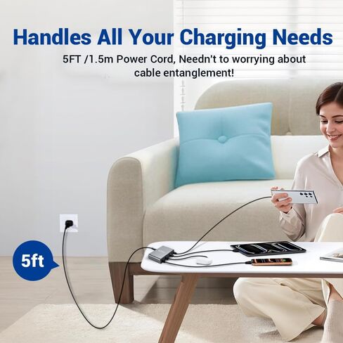 محطة شحن فائقة السرعة بقدرة 635 وات GaN لأجهزة متعددة، ومحطات شحن USB C ذات 8 منافذ لأجهزة iPhone، وiPad، وMacBook، والكمبيوتر اللوحي، والهاتف الخلوي Android، ووحدة شحن متعددة الأجهزة لسطح المكتب من النوع C بقدرة 200 وات in Saudi Arabia
