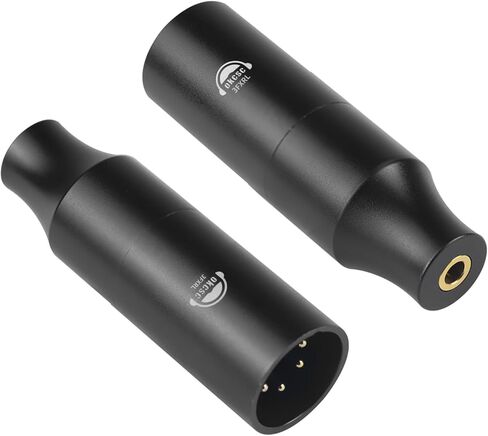 okcsc 4-Pin XLR Male to 4.4mm Female Balanced Audio Adapter，Gold-Plated HiFi Connector Work for Headphone Amps, Portable Music Players & Home Audio Systems, Lossless Sound Quality in Saudi Arabia