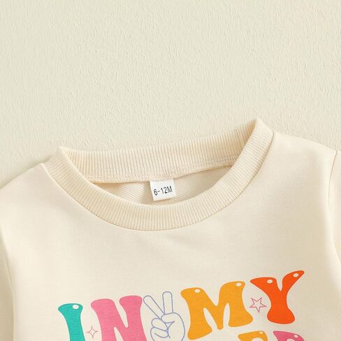 luethbiezx Toddler Baby Girls Sweatshirt in My Toddler Era Long Sleeve Pullover Crew Neck Retro Top Fall Clothes in Saudi Arabia