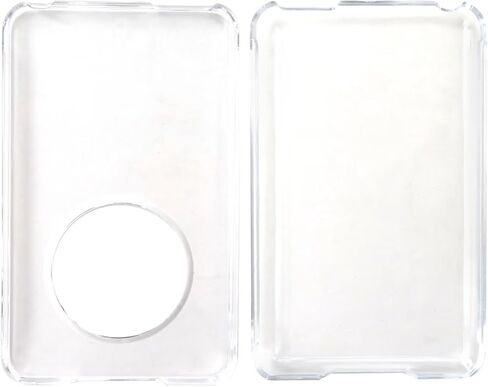 حافظة حماية من الكريستال الشفاف الصلب الشفاف المحدث من GRABOTE غطاء بديل للبشرة لأجهزة iPod Classic 80GB 120GB 160GB in Saudi Arabia