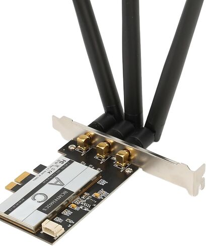 بطاقة BCM943602CS PCIE مع 3 هوائيات 1750 ميجابت في الثانية 2.4 جيجا هرتز 5 جيجا هرتز 4.0 لنظام التشغيل 11 in Saudi Arabia