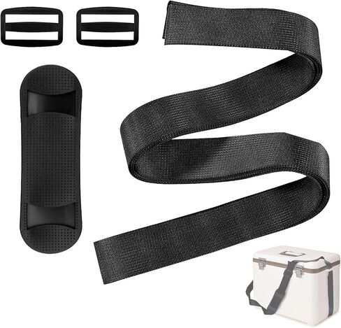 Cooler Strap Compatible with Engel Cooler, with Length Adjustable Nylon Strap and Comfortable Shoulder Pad, Ideal Cooler Straps for Outdoor Use in Kuwait
