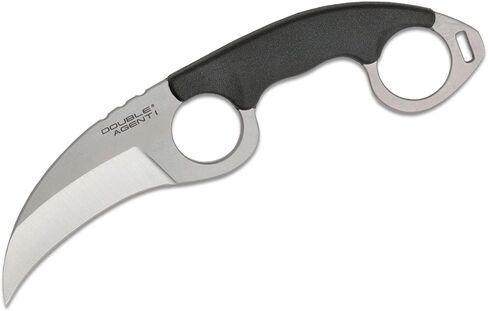 وكيل مزدوج من الفولاذ البارد متين وخفيف الوزن ياباني AUS8A فولاذ Karambit على شكل 3 بوصات شفرة ثابتة سكين صيد تكتيكي خارجي، مقبض Kray-Ex، غمد آمن in Saudi Arabia