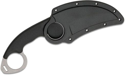 وكيل مزدوج من الفولاذ البارد متين وخفيف الوزن ياباني AUS8A فولاذ Karambit على شكل 3 بوصات شفرة ثابتة سكين صيد تكتيكي خارجي، مقبض Kray-Ex، غمد آمن in Saudi Arabia