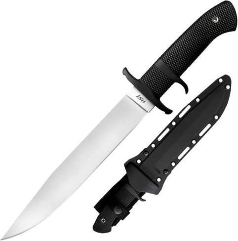 الباردة الصلب OSI 8.25 "اليابانية AUS8A كليب نقطة بليد 5.125" Kray-Ex مقبض التكتيكية في الهواء الطلق الصيد شفرة مثبتة سكين ث/آمنة Ex غمد in Kuwait