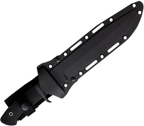 الباردة الصلب OSI 8.25 "اليابانية AUS8A كليب نقطة بليد 5.125" Kray-Ex مقبض التكتيكية في الهواء الطلق الصيد شفرة مثبتة سكين ث/آمنة Ex غمد in Kuwait