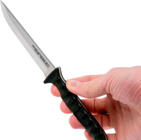 الفولاذ البارد نقطة قطرة سبايك دائم خفيف الوزن ألماني 4116 الفولاذ المقاوم للصدأ 4 "شفرة ثابتة التكتيكية في الهواء الطلق سكين الصيد الرقبة، مقبض Griv-Ex محكم، غمد آمن Ex in Kuwait
