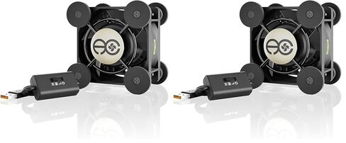 AC Infinity MULTIFAN Mini, Compact 40mm x 20mm USB Fan, UL-Certified for VR Gear, Aquarium, Roku, Router, Raspberry Pi, Cosplay, Helmet Cooling Ventilation (Pack of 2) in Saudi Arabia