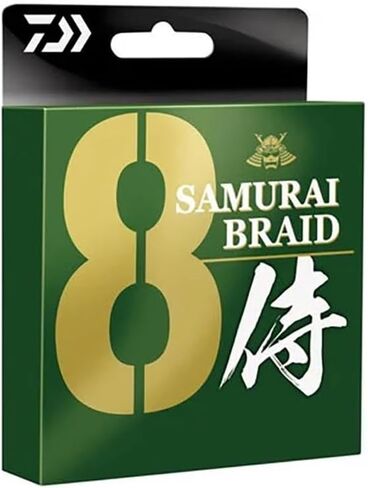 Daiwa DSB8X8-330DG Samurai X8 Braid 8LB 330Y Dark Green PE#1 - Filler in Saudi Arabia