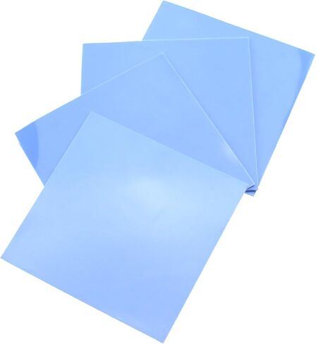 4PCS 100x100mm 0.5/1/1.5/2mm Heat Resistant Silicone Thermal Pad Laptop Cooling Pad Suitable for Electronic Electrical Product Control Board in Kuwait