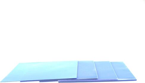 4PCS 100x100mm 0.5/1/1.5/2mm Heat Resistant Silicone Thermal Pad Laptop Cooling Pad Suitable for Electronic Electrical Product Control Board in Kuwait