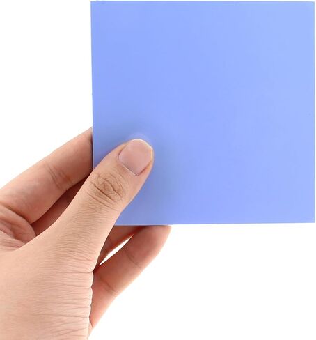 4PCS 100x100mm 0.5/1/1.5/2mm Heat Resistant Silicone Thermal Pad Laptop Cooling Pad Suitable for Electronic Electrical Product Control Board in Kuwait