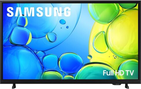 حزمة تلفزيون سامسونج 32 بوصة 1080 بكسل FHD F6000F 4K الذكي 2025 مع بث أفلام Premiere + حامل جداري للتلفزيون مقاس 19-45 بوصة + محول زيادة التيار بـ 6 منافذ + كابل HDMI 2X ودليل كامل للمبتدئين في المسرح المنزلي in Saudi Arabia