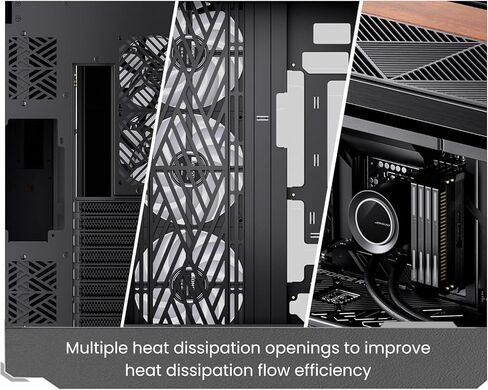​JONSBO TK-4 Wood ATX PC Case,Mid Tower Computer Case,Bi-Bent Surround View Glass,Aluminum Alloy, Standard 6 * 140mm + 2 * 92mm Fan,ATX SP Back-Connect(BTF) MB /460GPU/200PSU,Type-C Jack, Wood in Saudi Arabia