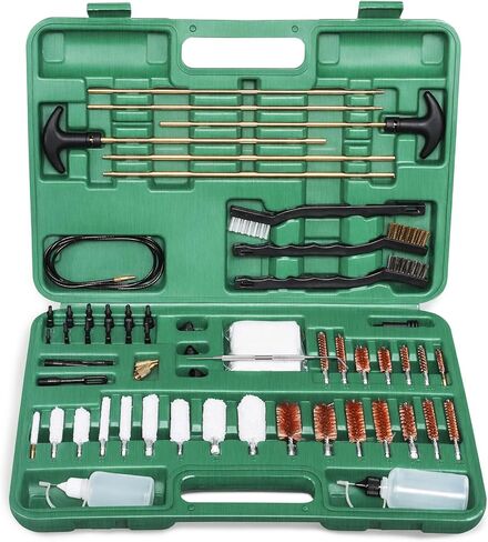 Gun Cleaning Kit, Handgun Shotgun Pistol Universal Cleaning Kit with All Brass High-end Brushes, Jags, Reinforced and Lengthened Rods in Saudi Arabia