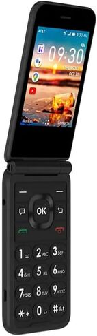 هاتف SIMBROS AT&T CINGULAR FLIP 4 SMARTFLIP IV U102AA 4G لـ AT&T فقط مع مفتاح بطاقة Sim At&t in Kuwait