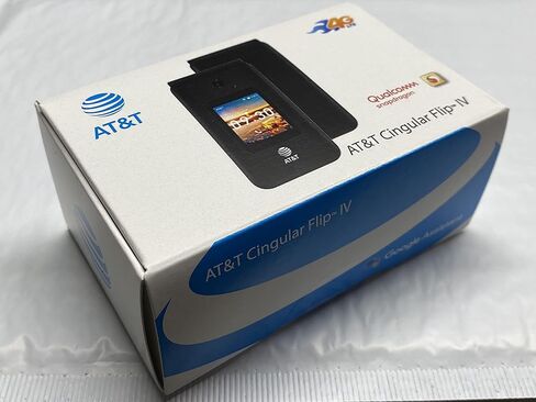 هاتف SIMBROS AT&T CINGULAR FLIP 4 SMARTFLIP IV U102AA 4G لـ AT&T فقط مع مفتاح بطاقة Sim At&t in Kuwait